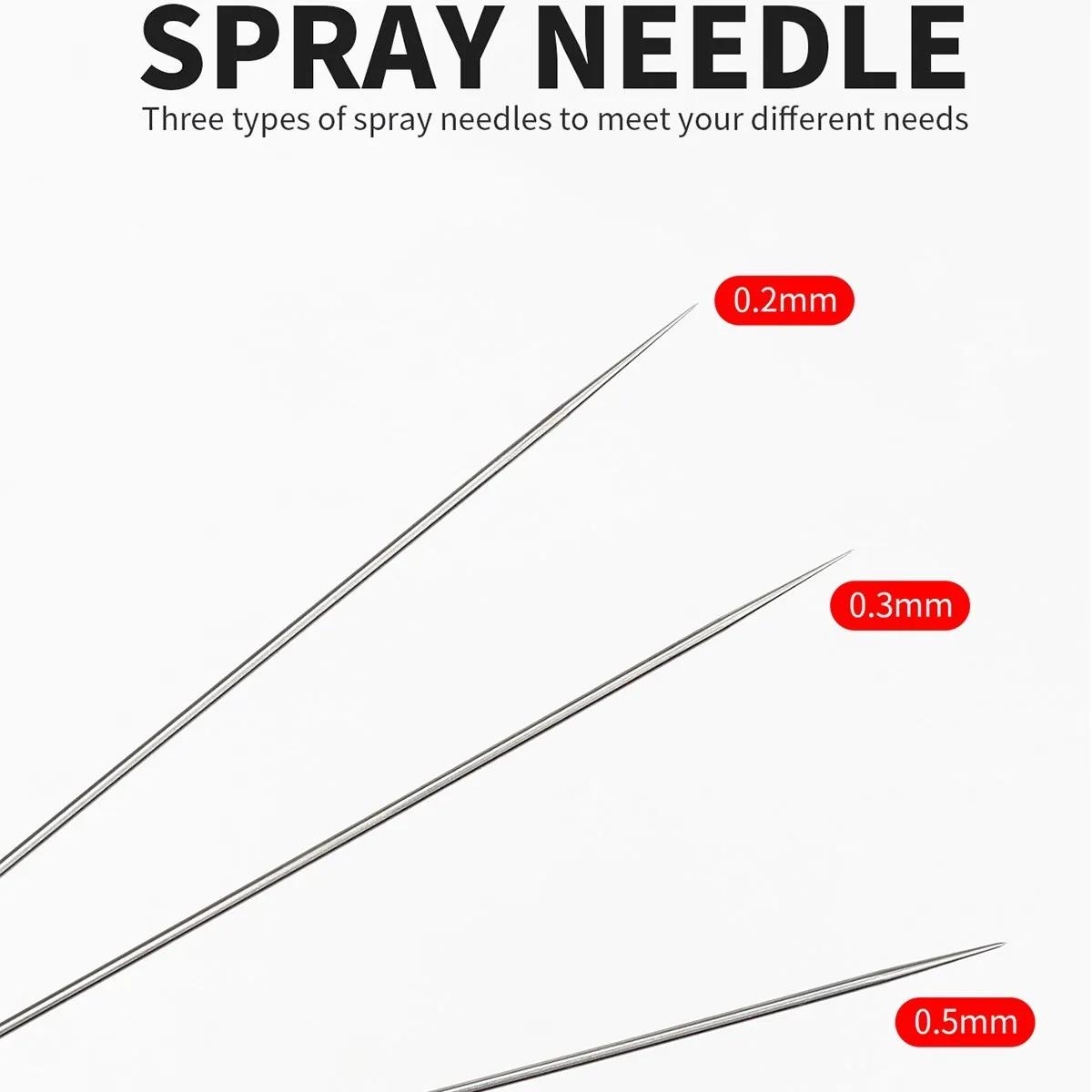 Buse de rechange pour aérographe, 0.2/0.3/0.5mm, pour modèle de odorpulvérisateur, accessoires d'ent
