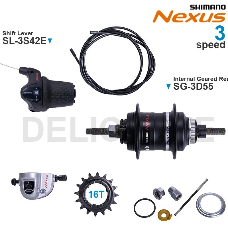 WinterMANO NEXUS Moyeu à engrenages internes SG-3D55 levier de vitesse SL-3S42E SM-BC06 3 vitesses e