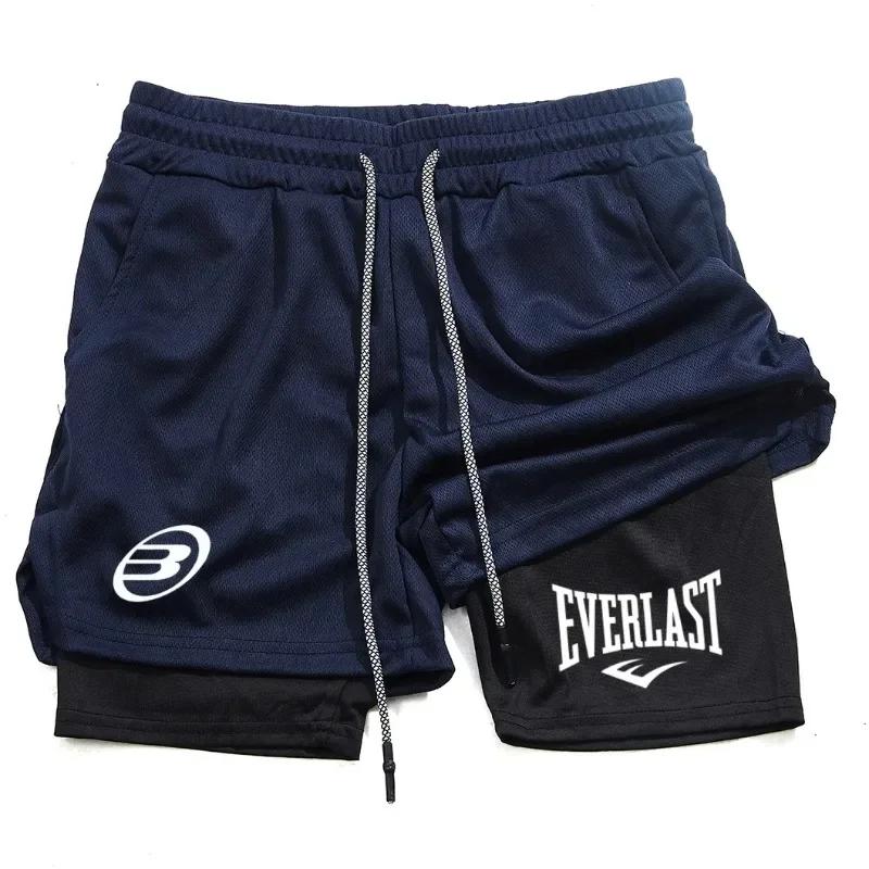 EVERLAST short de mode d'été pour hommes, confortable et à séchage rapide, adapté à la salle de spor