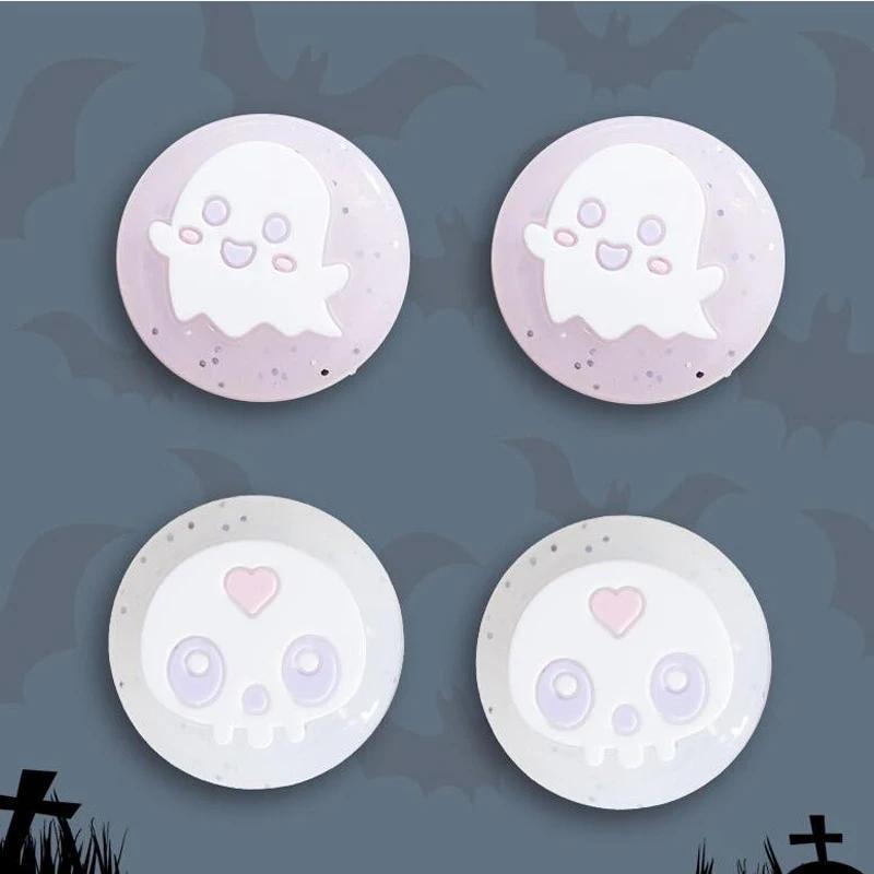 Stars Ghost – Joystick Transparent à paillettes, capuchon de poignée en Silicone pour Nintendo Switc