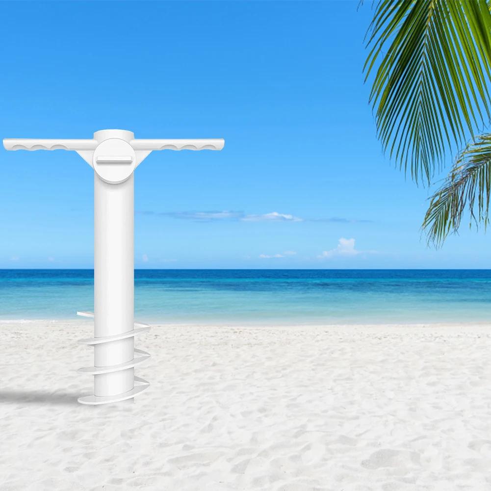 Support de parapluie de plage rotatif 3/5, inserts coupe-vent, équipement de prise de parapluie en s