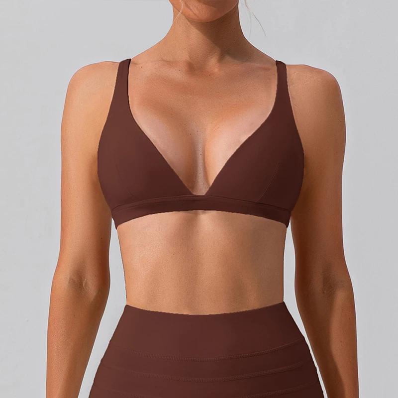 Hearuisav soutien-gorge de sport de haute qualité haut de sport Sexy femmes formation vêtements de Y
