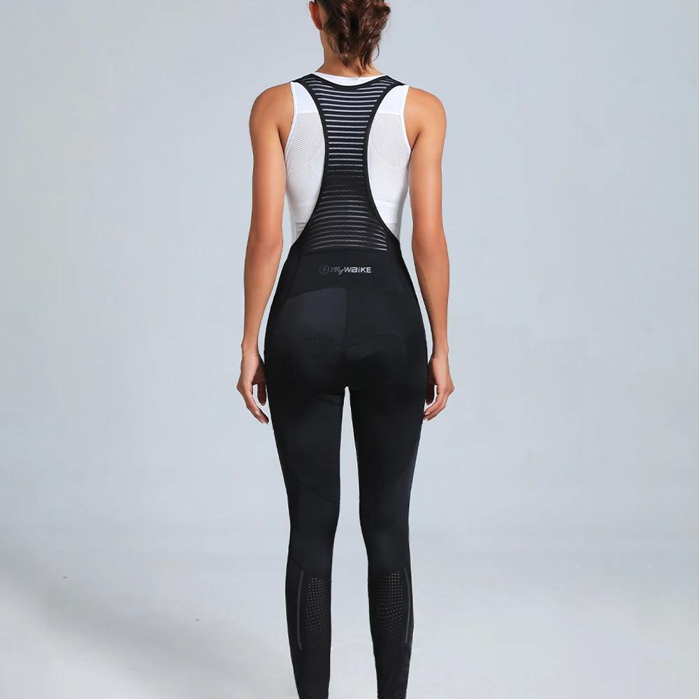 YKYWBIKE pantalon bavoir de cyclisme pour femmes collants de cyclisme avec coussinet 3D Coolmax 2 p