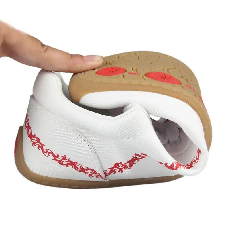 USHINE mâle toile Couple Kung Fu Tai Chi chaussures Art Martial chaussure homme baskets doux antidér