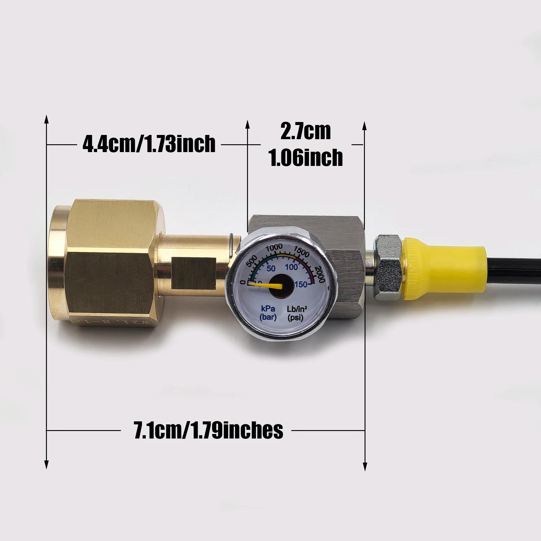 Adaptateur de Station de recharge de CO2, cylindre bleu d'eau gazeuse, avec adaptateur marche/arrêt