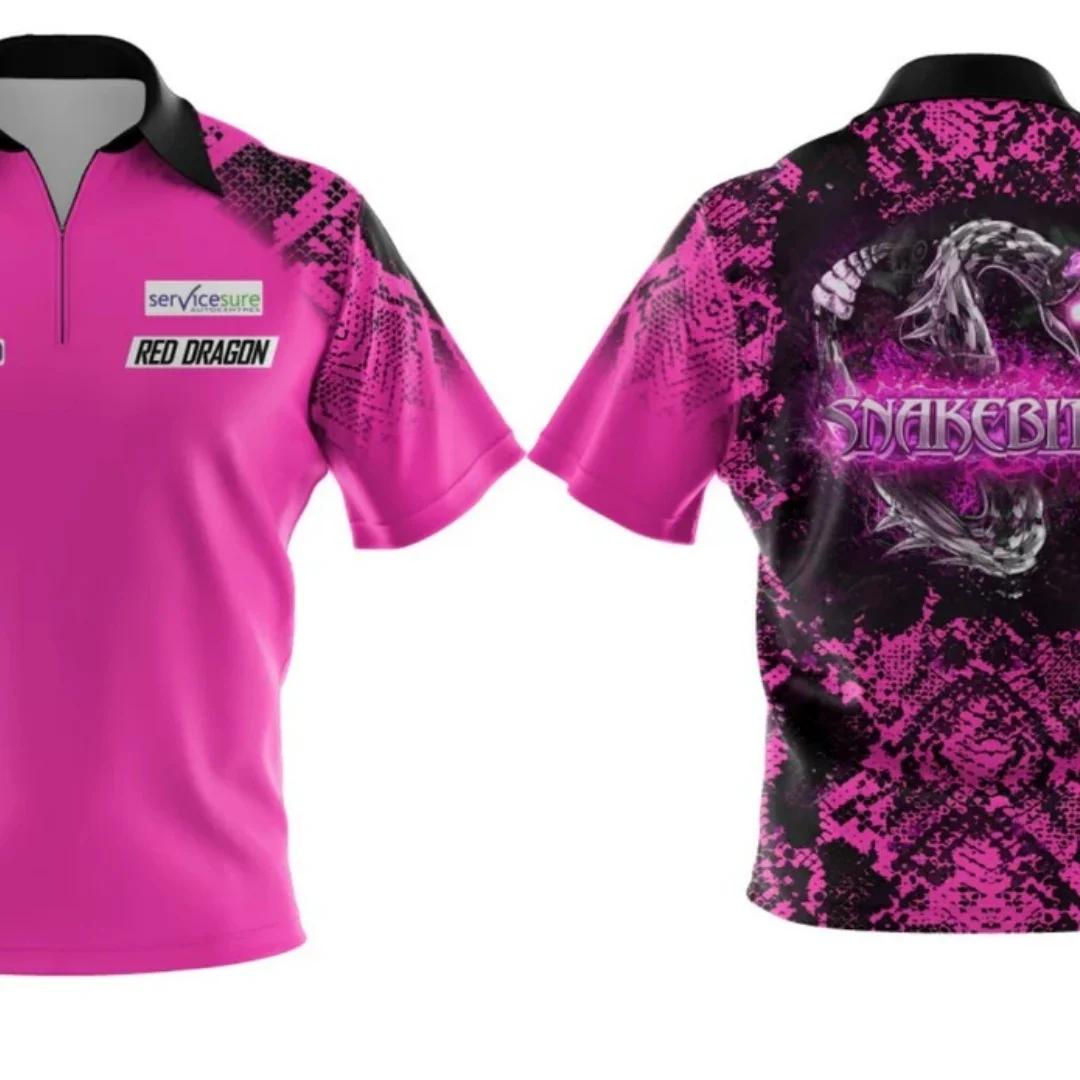 Réplique du polo Peter Wright Salmon Snakebite, polo de sport d'été pour homme, t-shirt pour enfant,