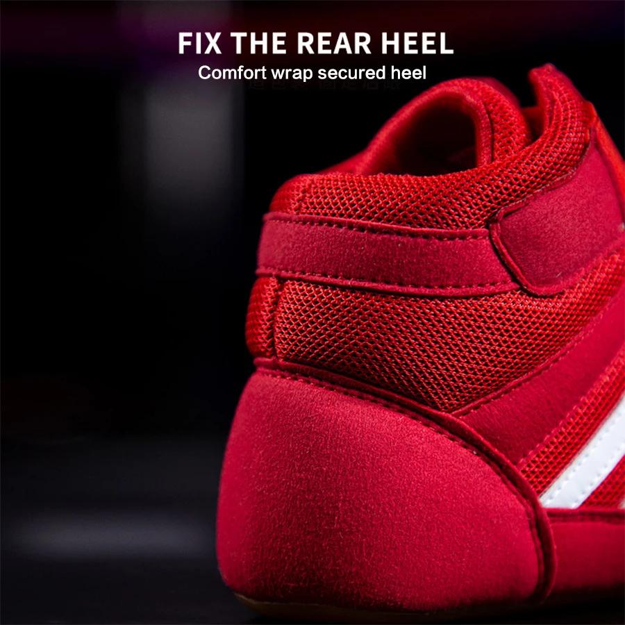 Chaussures de boxe Worcestershire adultes enfants - Bottes hautes pour combat sanda et entraînement force