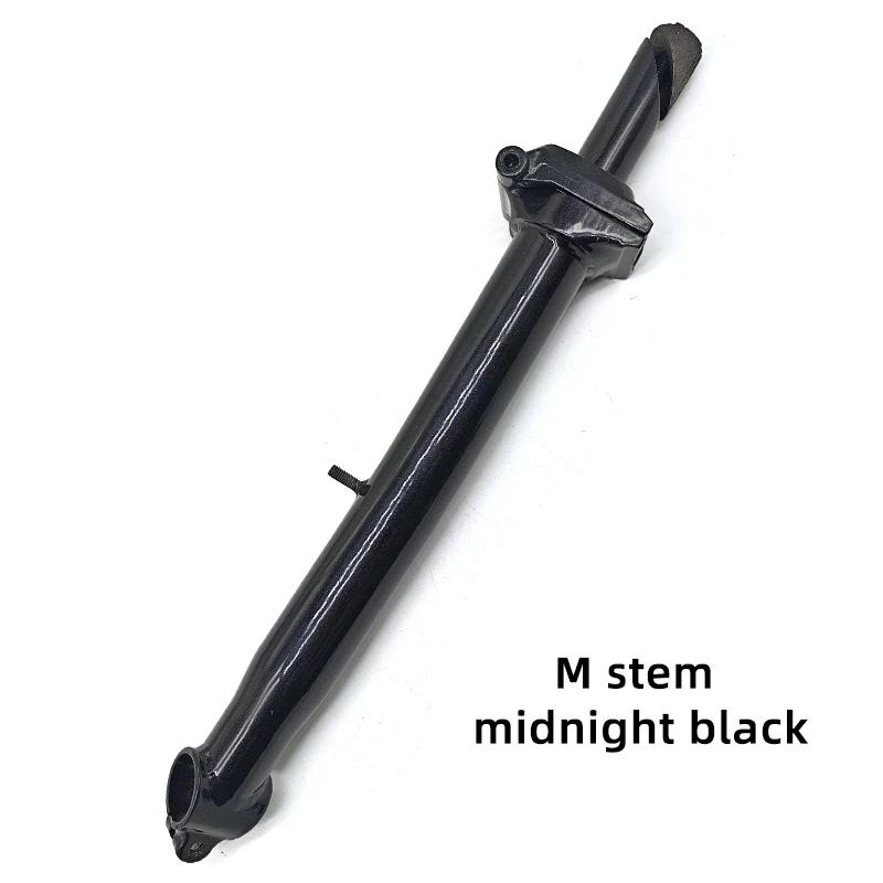 ACEOFFIX-Tige de tube de direction en acier au chrome-molybdène noir, guidon S/M pour Bromsilice, ac