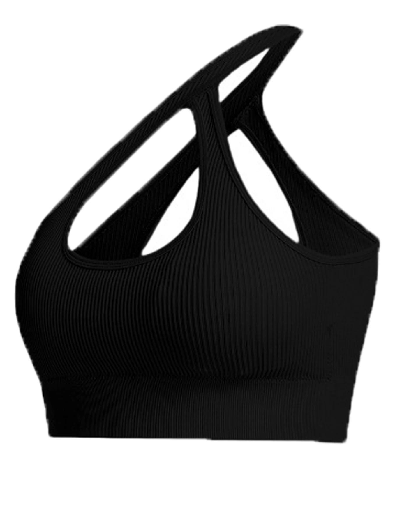 Soutien-gorge de sport pour femmes, coussinet de poitrine amovible, tissu en nylon respirant et resp