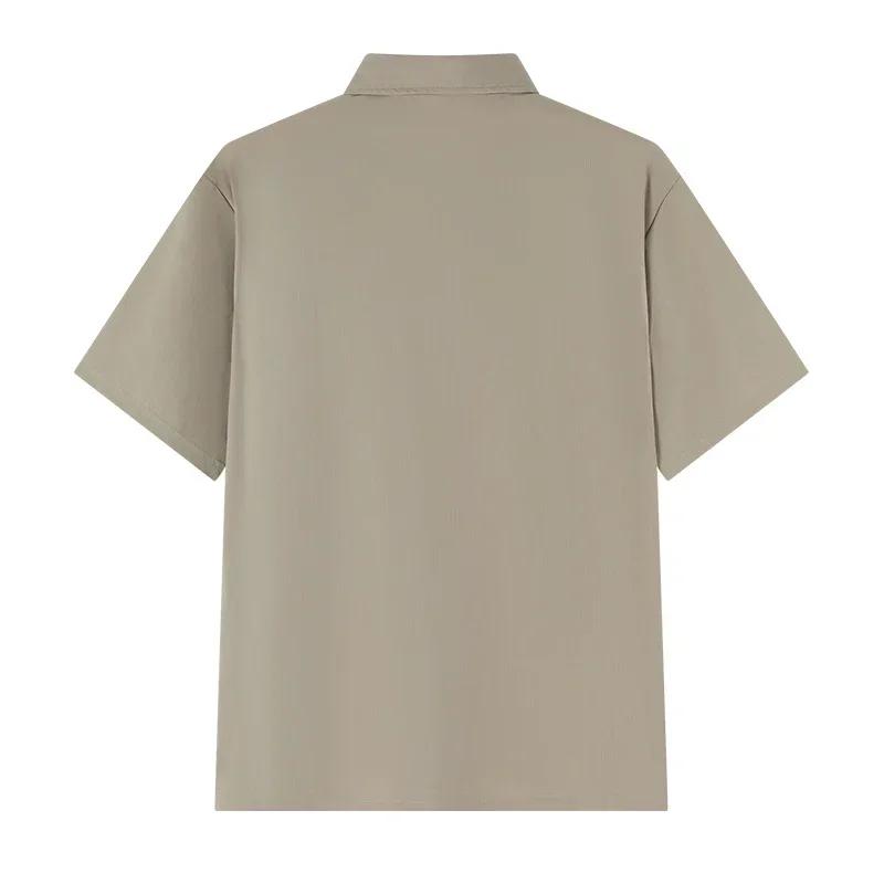 Polo homme grande taille 6XL 7XL été manches courtes surdimensionné t-shirt décontracté mode