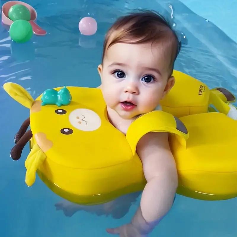 Flotteur de piscine non gonflable pour bébé, anneau flottant parfait pour les tout-petits et les enf