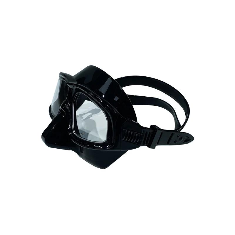 Masque de plongée miroir de surface de plongée gratuit, lentille antibuée haute définition, équipeme