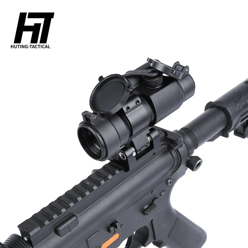 Airsoft – Base de montage à points rouges, rabattable sur le côté, montage QD, loupe sur Rail Picati