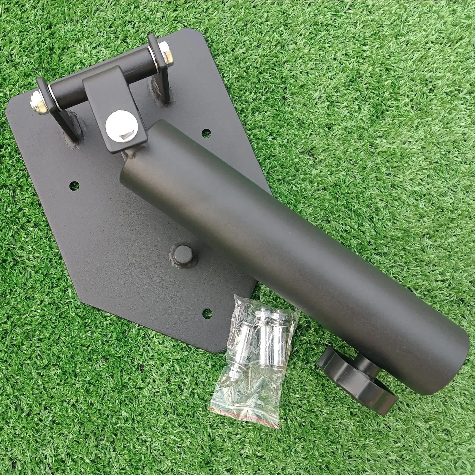 Station de musculation portable et résistante à 360 °, base T-bar de luxe, plateforme de renforcemen