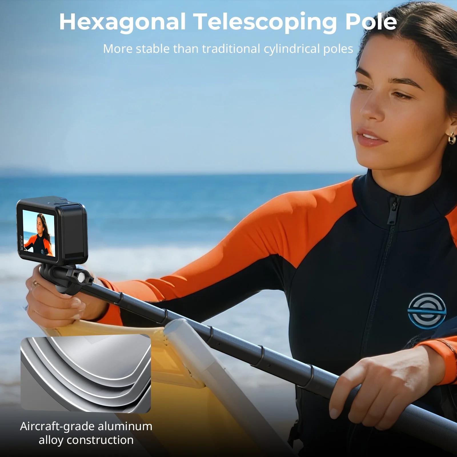 SmallRig – perche à Selfie pour caméras d'action, Support pour Smartphone GoPro 12 10 9 8 pour Insta