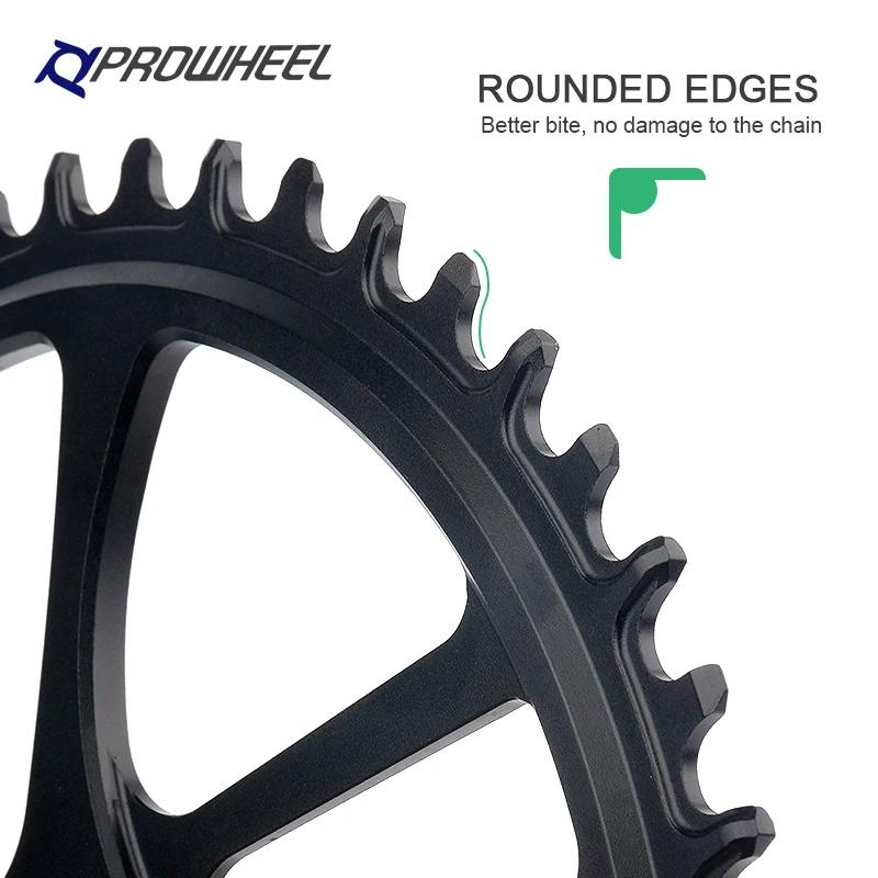 Prowheel – chaîne de vélo DMA, 3 boulons, pignon étroit/large, 40T 42T 44T 46T 48T 34T 54T, AL-7075