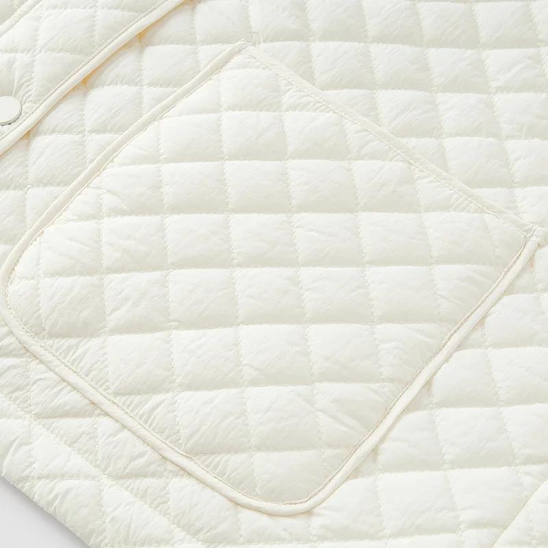Semir manteaux femmes rembourré texturé diamant couche intérieure ample décontracté 2025 hiver cordo