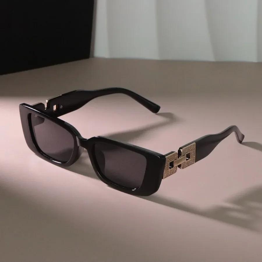 Lunettes de soleil carrées classiques pour hommes et femmes, lunettes de soleil miroir à petit cadre