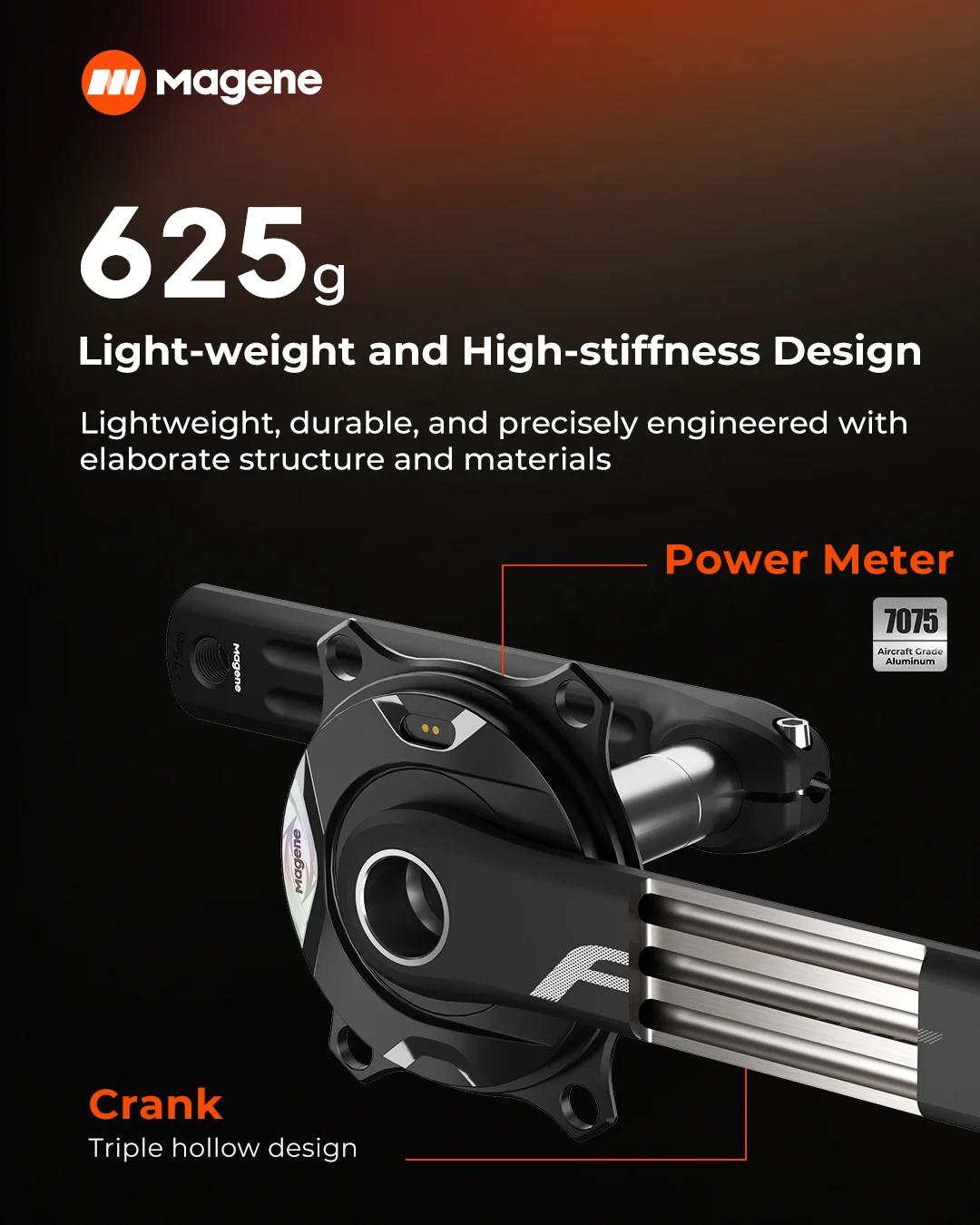Magene PES P515 ensemble de compteur de puissance 4 boulons 110BCD 24mm pédale de Cadence équilibre