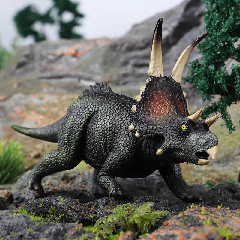 Oenux dinosaures monde Brinquedo sauvage jurassique Indominus Rex Spinosaurus Triceratops figurines
