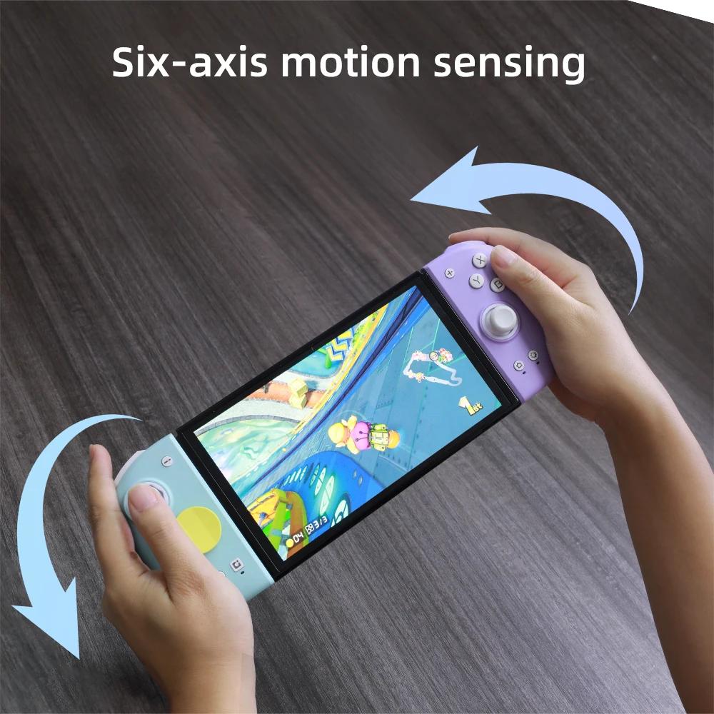 MOBAPAD M6s Gemini contrôleur de jeu sans fil Bluetooth avec manette de détection pour Nintendo Swit