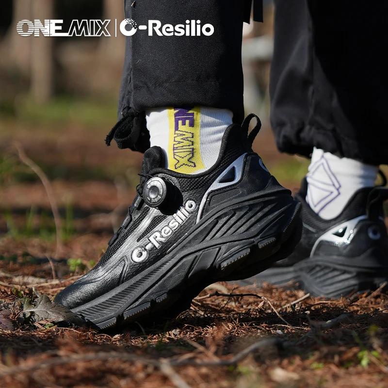 ONEMIX-Chaussures de sport décontractées imperméables pour hommes et femmes, chaussures de marche en