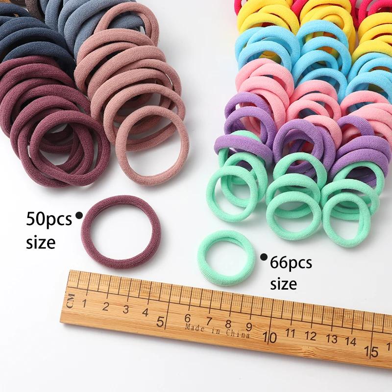 Bandes élastiques en caoutchouc de nylon pour filles, accessoires pour cheveux, porte-queue de cheva
