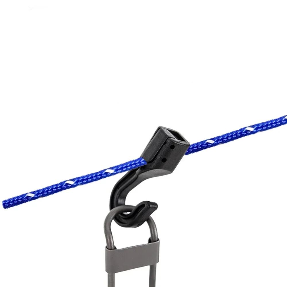 Corde à linge de Camping et de voyage, 3.5-5m, Portable et réglable, pour randonnée, hôtel, lavage d