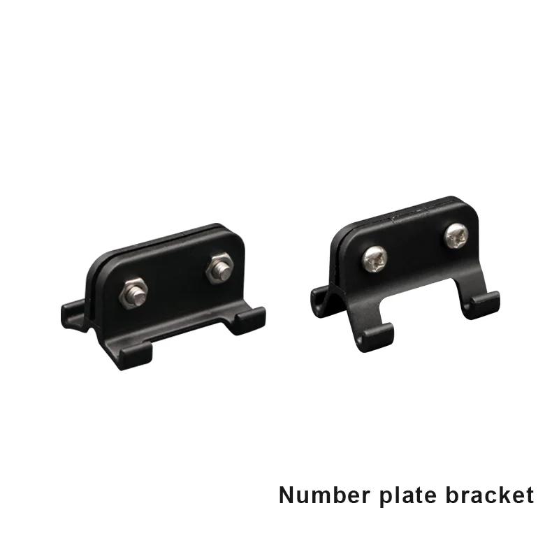 Support de montage de plaque d'immatriculation de vélo de course, carte personnalisée, cartes de cou