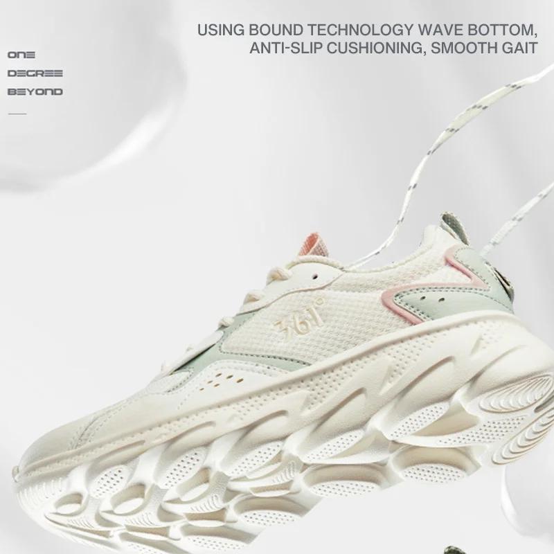 361 degrés femmes chaussures de Sport de course léger antidérapant absorption des chocs respirant ma
