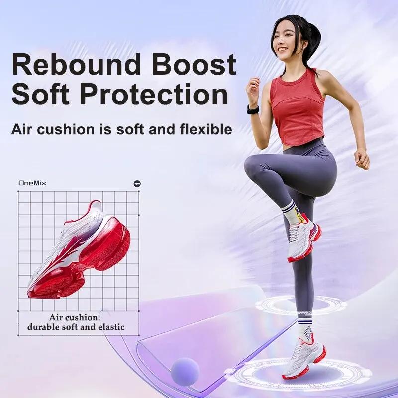 ONEMIX 2025 nouvelle Marathon hommes respirant antidérapant absorbant les chocs paire chaussures fem