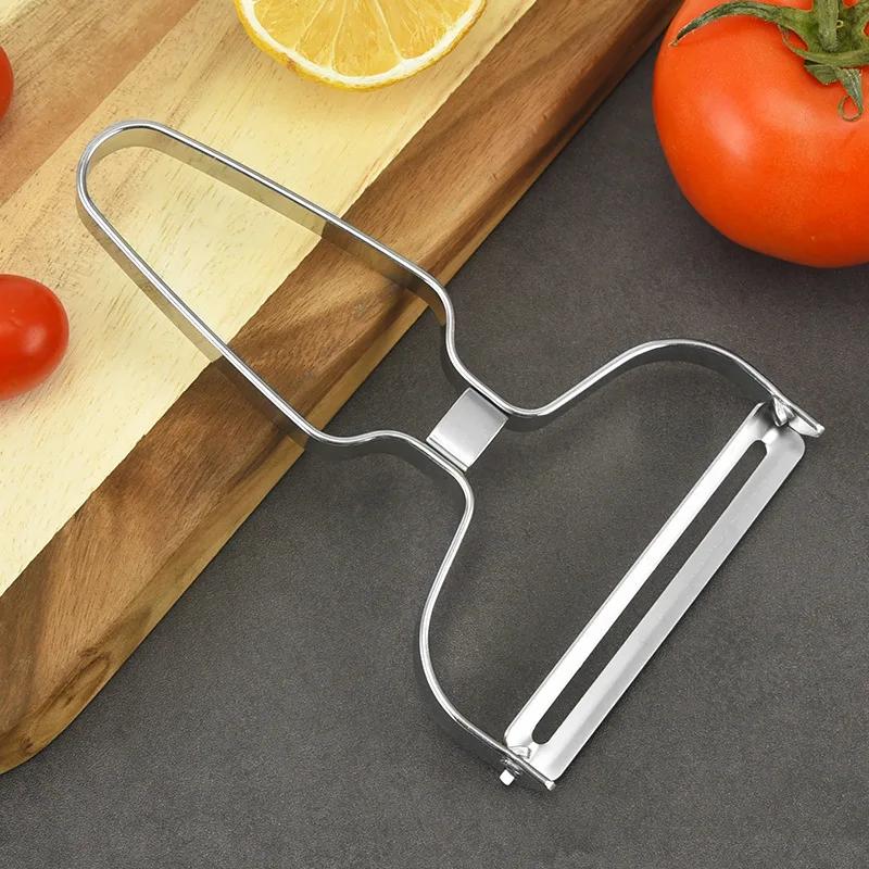 Éplucheur de légumes et de fruits, couteau en acier inoxydable, râpes à chou, trancheur de pommes de