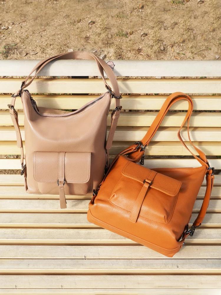 Zency Fashion-Sac à Main en Cuir 100% group pour Femme, Grande Capacité, Utilisation Multifonction,