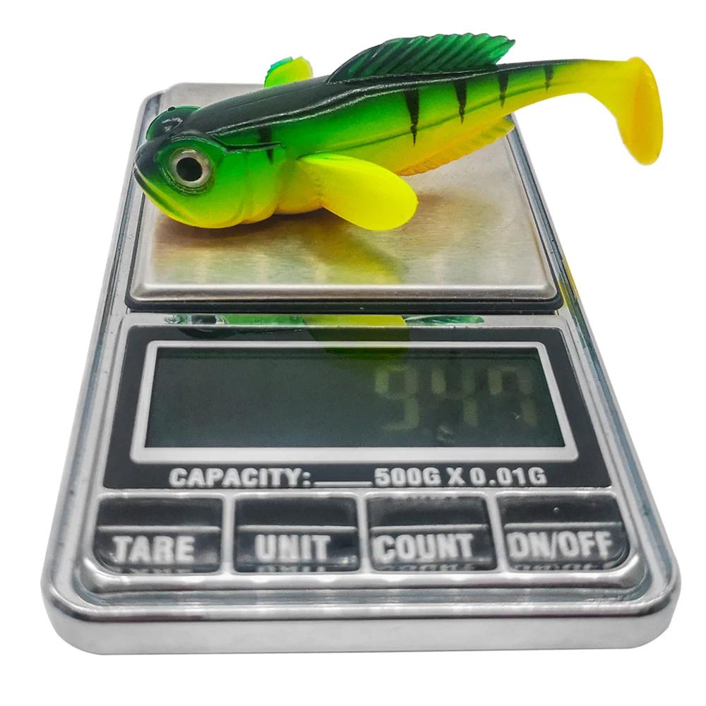 5 pièces/paquet Goby Paddle appât souple 80mm 9.5g nouveau Swimbait conception Ultra réaliste leurre