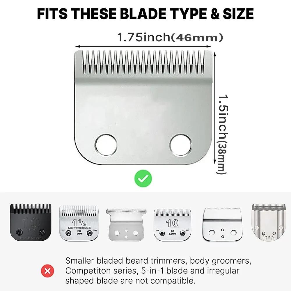 Peignes de guidage pour tondeuse à cheveux professionnelle, 8 pièces/ensemble, pour tondeuse Wahl, a