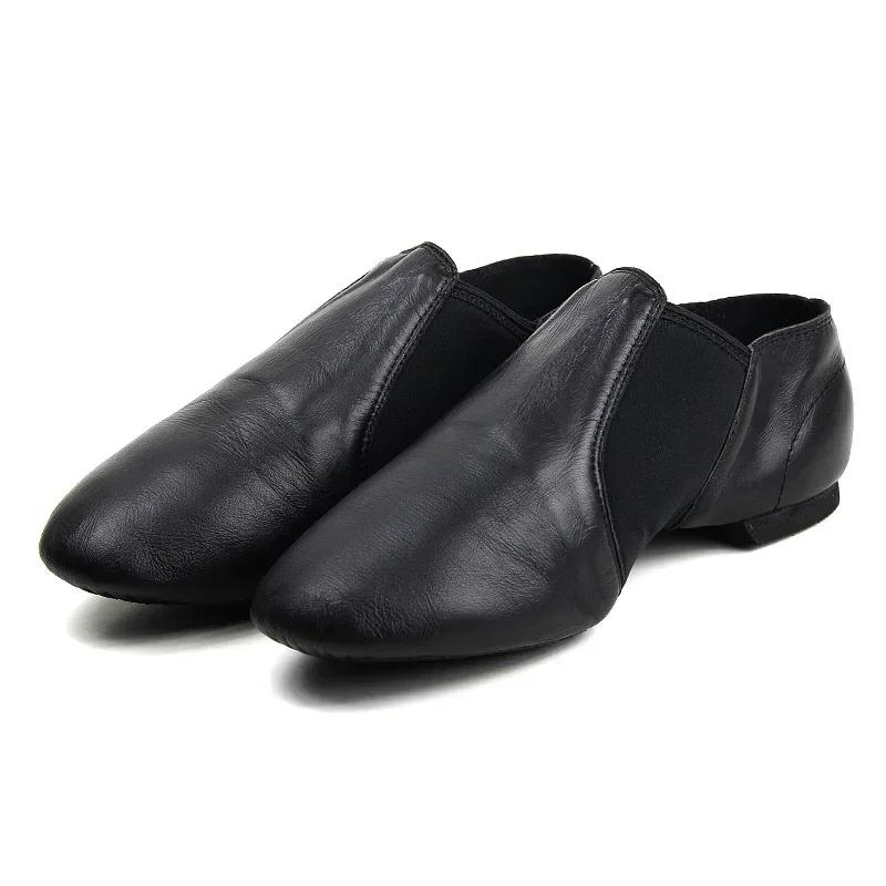 Chaussures de danse Jazz en cuir véritable chaussures pour enfants pour hommes et femmes chaussures