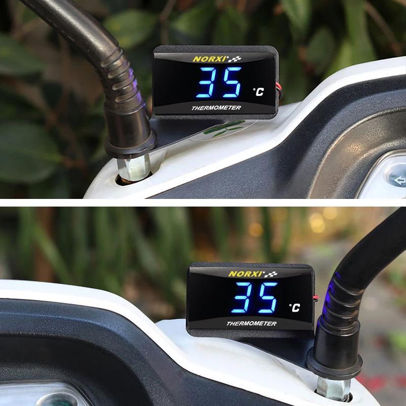 Thermomètre de moto, température de l'eau, mini-mètre pour XPrévention 250 300 NMAX CB 400 CB500X, c