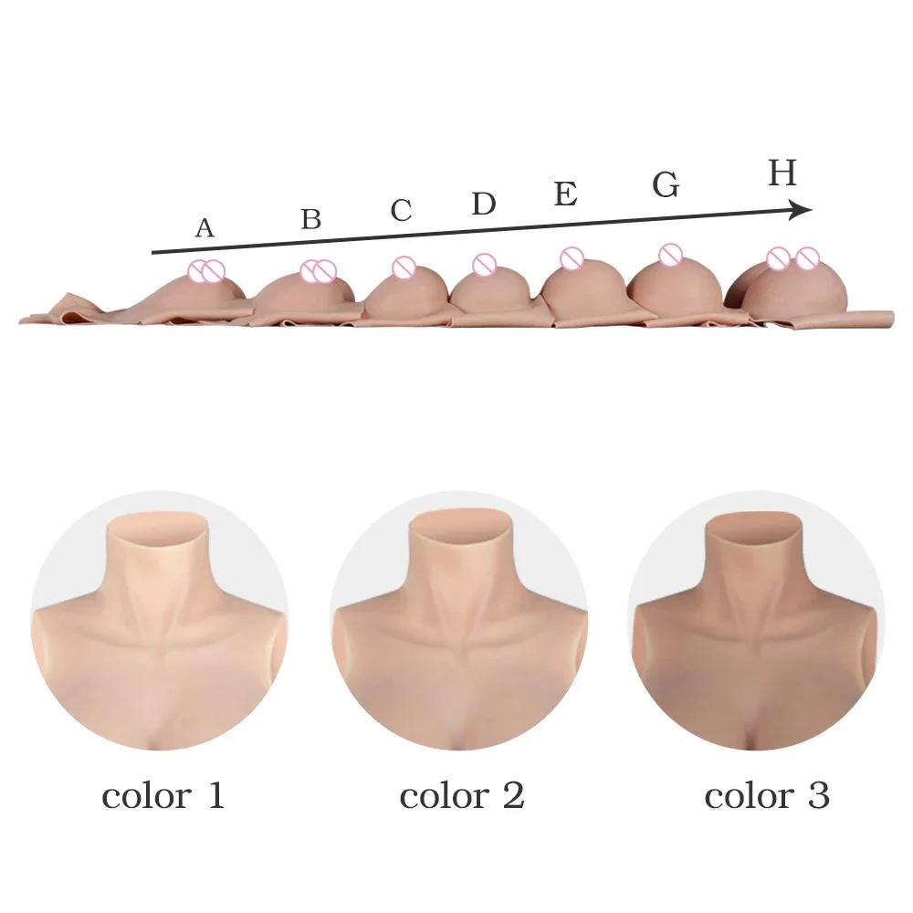 KOOMI00-1TH GEN-Formes mammaires en silicone, faux seins énormes, transgenre, Drag Queen, Shemale, C
