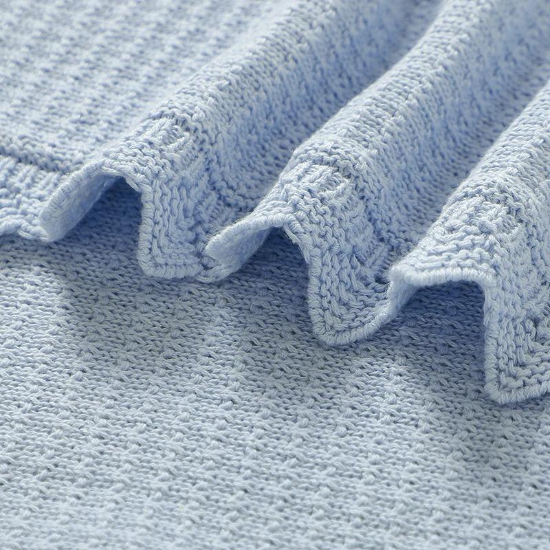 Couvertures pour bébé Super douces pour nouveau-né, garçon et fille, en coton, pour poussette, couff