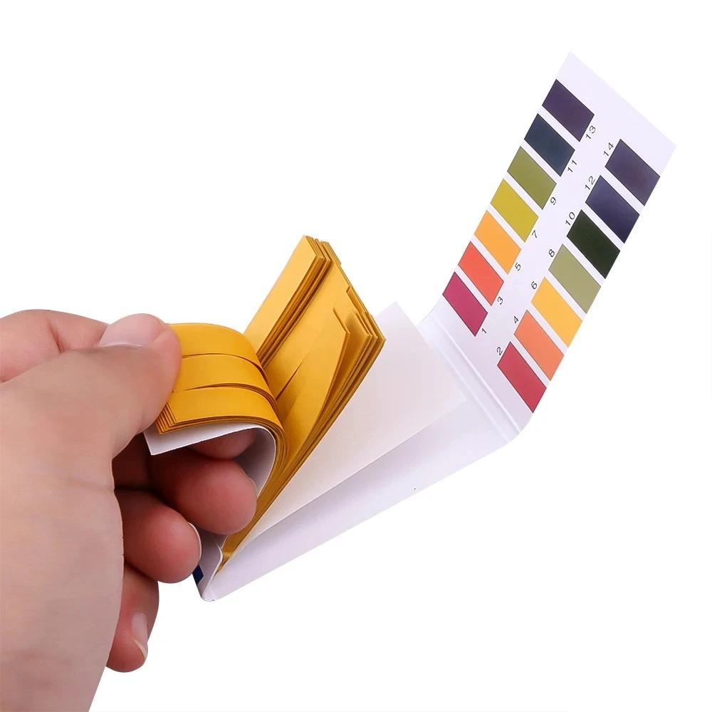 Bandes de test d'acidité du sol avec carte de contrôle, papier Litmus, eau, cosmétiques, professionn