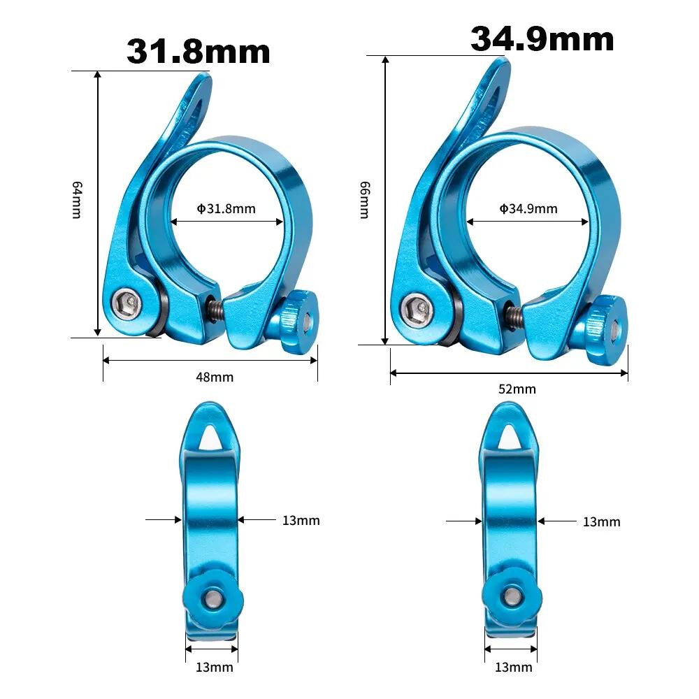BOLANY-Collier de serrage de tige de dégager de vélo VTT, dégagement rapide, alliage ultraléger, acc