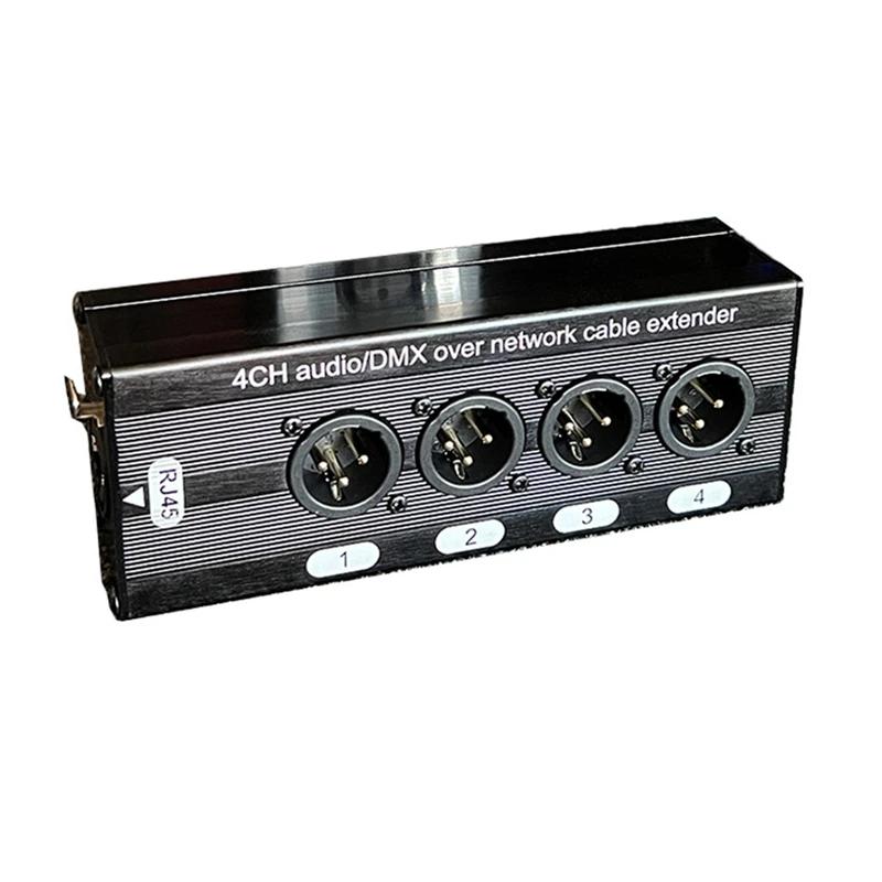 Câble d'extension audio et DMX sur réseau, prolongateur de signal mâle et femelle, 4 canaux, 3 broch