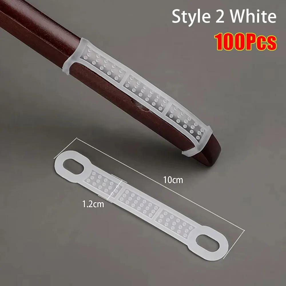 100 pièces vêtements suspendus accessoires cintre anti-dérapant tapis coupe-vent cintre bande élasti