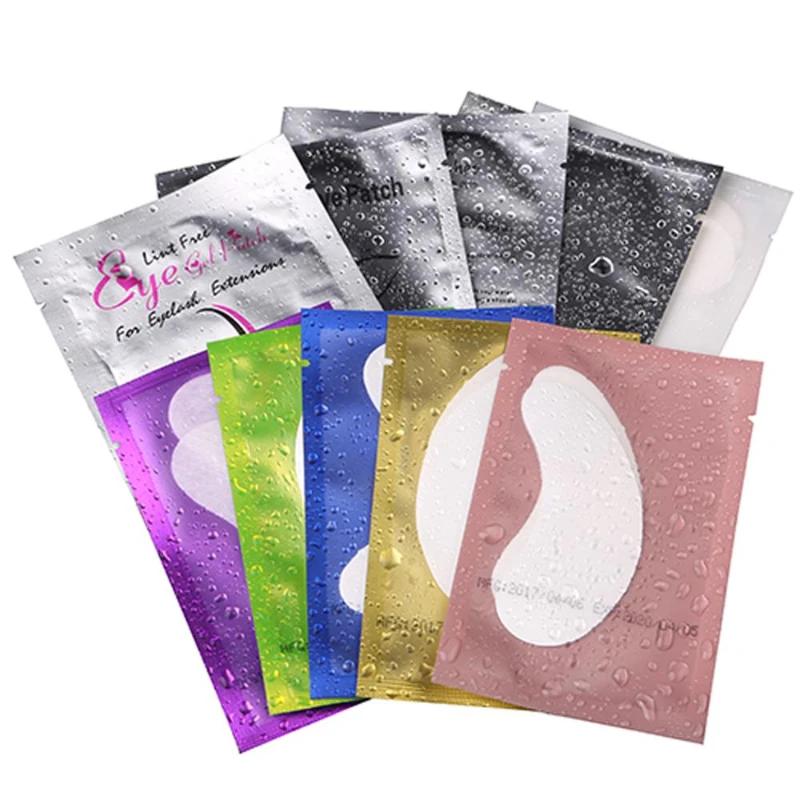 50 paires de patchs pour les yeux extension de cils sous les cils faux cils autocollants fournitures