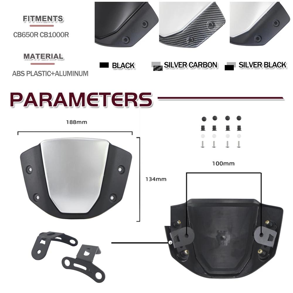 CB650r pare-brise moto pare-brise pour Honda CB650R 2019-2023 CB1000R 2018-2023 avant Sport vent déf