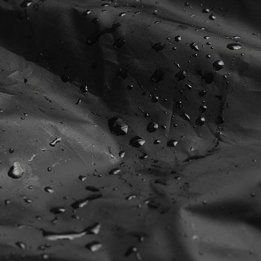 Couverture imperméable pour foyer de Patio, protection UV noire, abri pour barbecue, jardin extérieu
