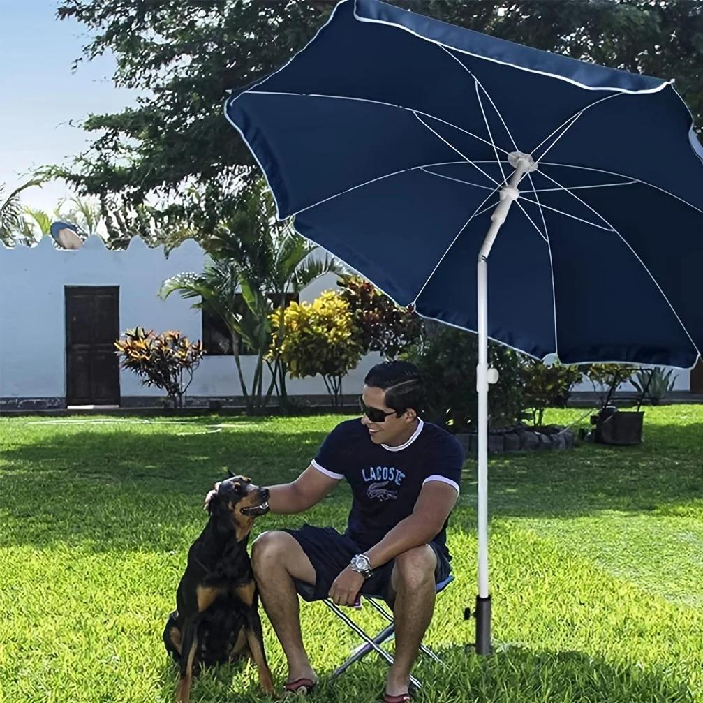 Base de parapluie Portable, support métallique adapté au drapeau, canne à pêche, parc extérieur, pla