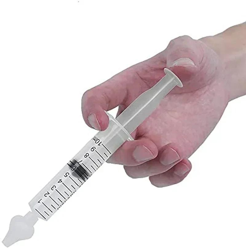 Seringue d'aspirateur nasal en silicone pour bébé, nettoyeur antarctique pour enfants, laveur nasal