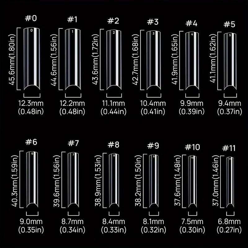 Pointes d'ongles en boîte pour pipe à eau, tête carrée française, cercueil extra long, demi-couvertu