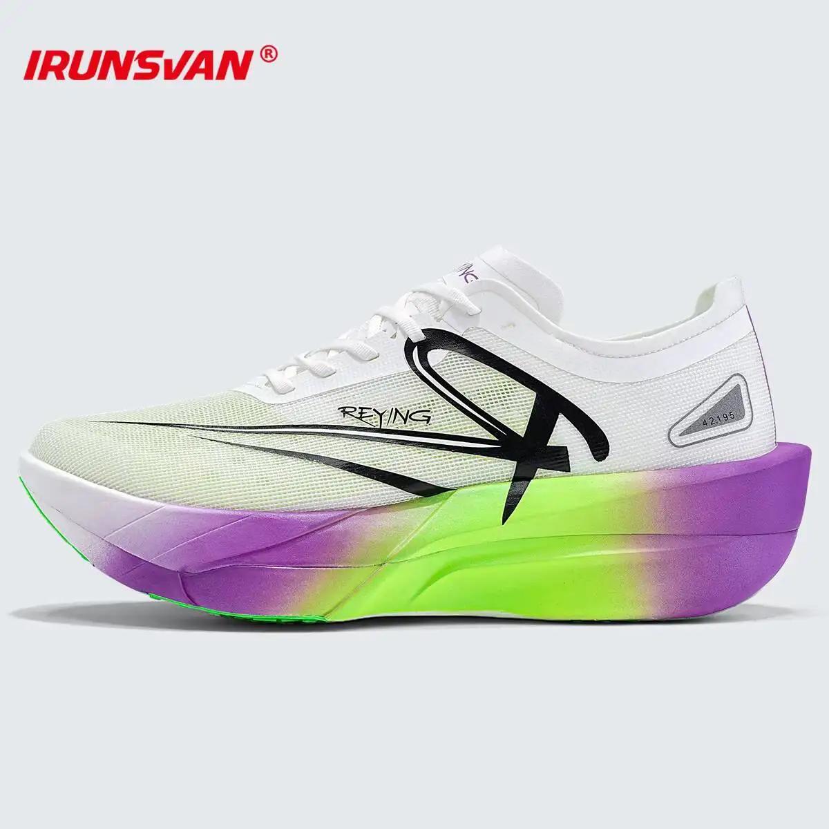 IRUNSVAN – chaussures de course professionnelles pour hommes et femmes, plaque entièrement en carbon